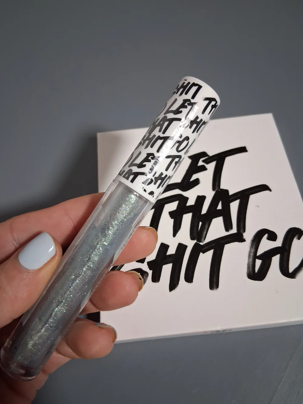 Let That Shit Go Palette + Shimmering Lip Gloss